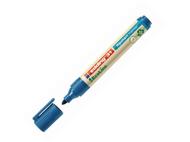 Flipovermarker edding 31 eco blauw