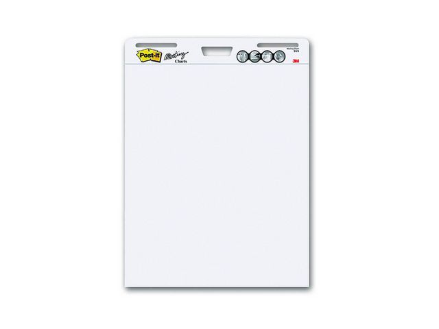 Flipoverpapier Post-it blanco 30v/ds 2bl