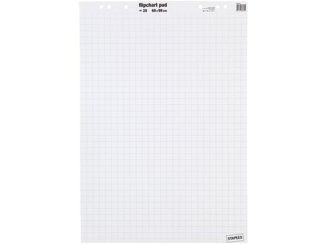 Flipoverpapier SPLS 68x99 ruit/ds 5x20v