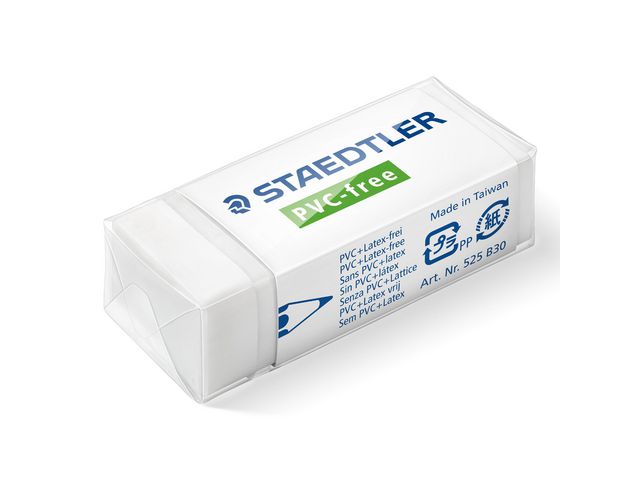 Gum Staedtler PVC-vrij 43x19x13 wit/30