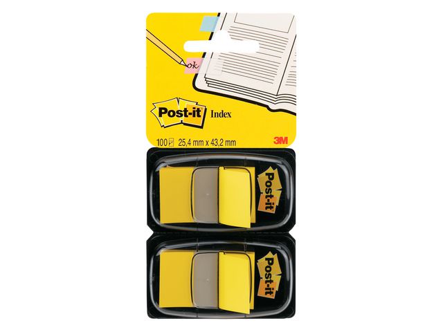 Index Post-It 50 tabs geel/pak 2