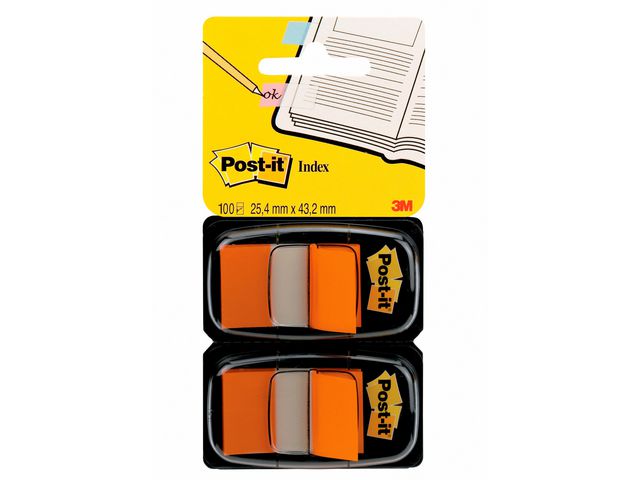 Index Post-It 50 tabs oranje/pak 2