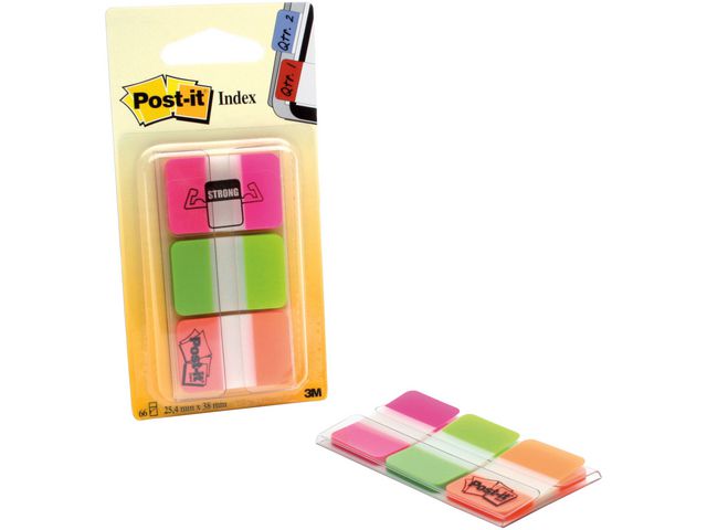 Index Post-It Strong Standaard rz/gr/or