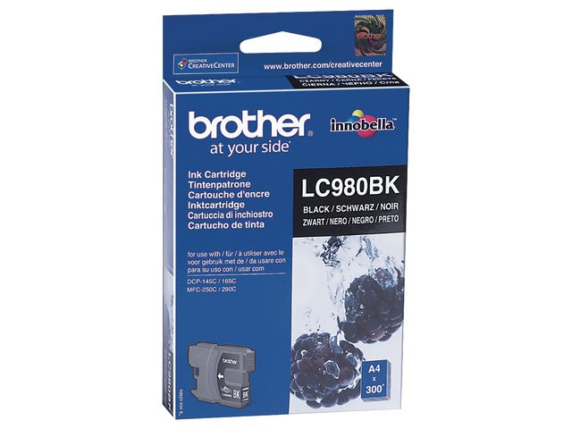 Inkjet Brother LC-980BK zwart