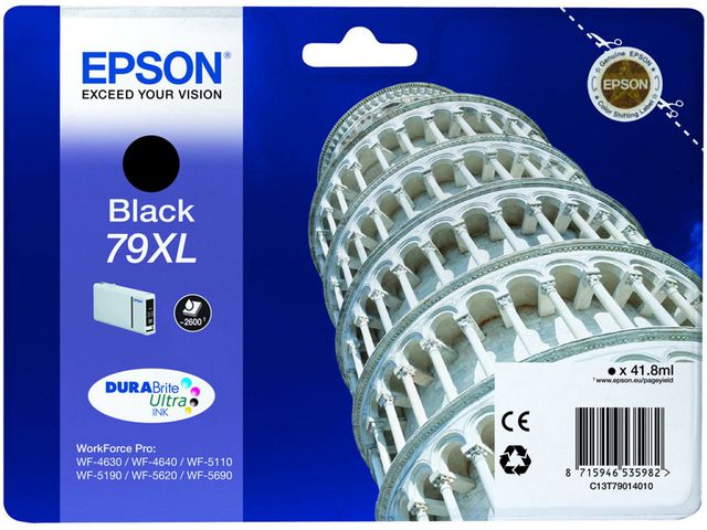 Inkjet Epson 79XL 2,6K zwart