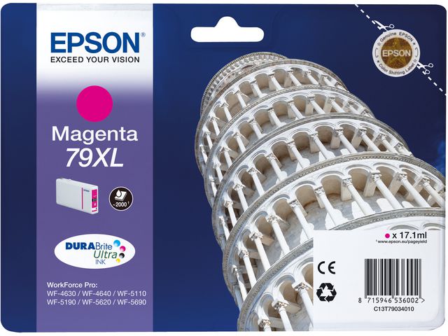 Inkjet Epson 79XL 2K magenta