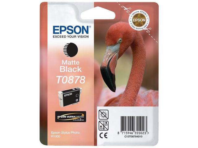 Inkjet Epson T0878 mat 11,4ml zwart