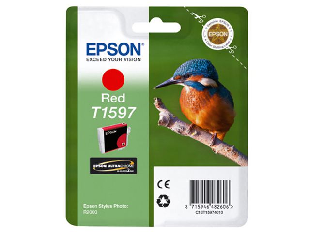 Inkjet Epson T1597 rood