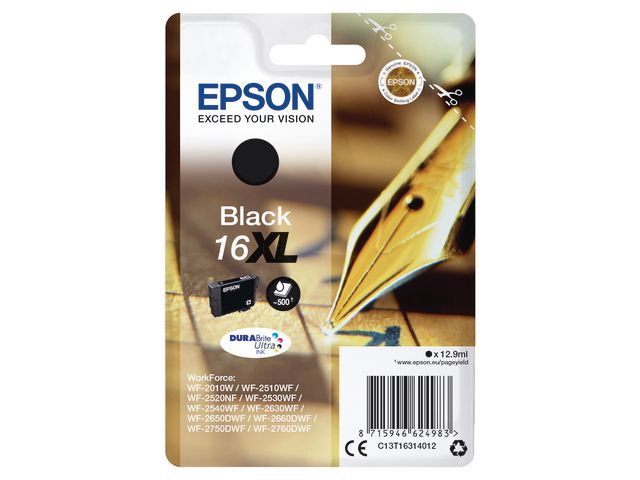 Inkjet Epson T16314012 Zwart(16XL)