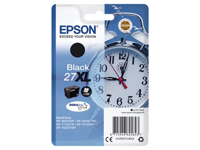 Inkjet Epson T27114012 Zwart(27XL)