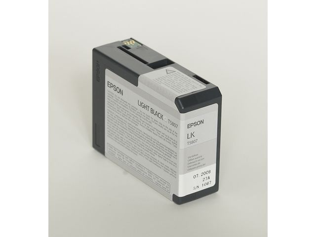 Inkjet Epson T5807 80ml licht zwart