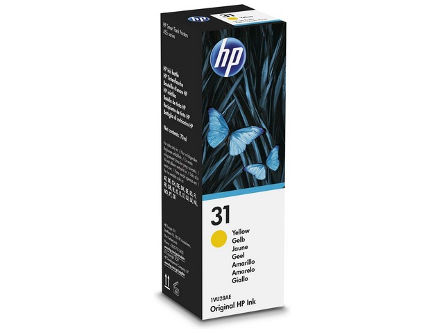 Inkjet HP 31 fles 70ml geel