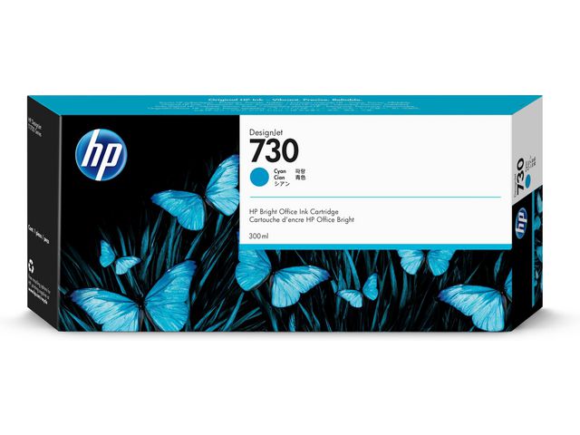 Inkjet HP 730 P2V68A 300 ml cyan