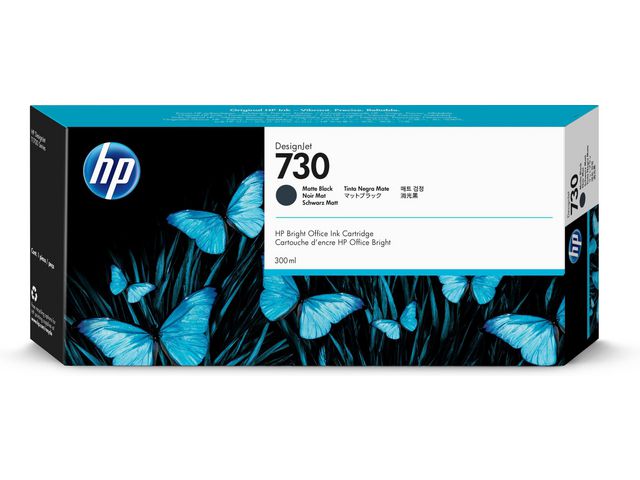 Inkjet HP 730 P2V71A 300 ml matte zwart