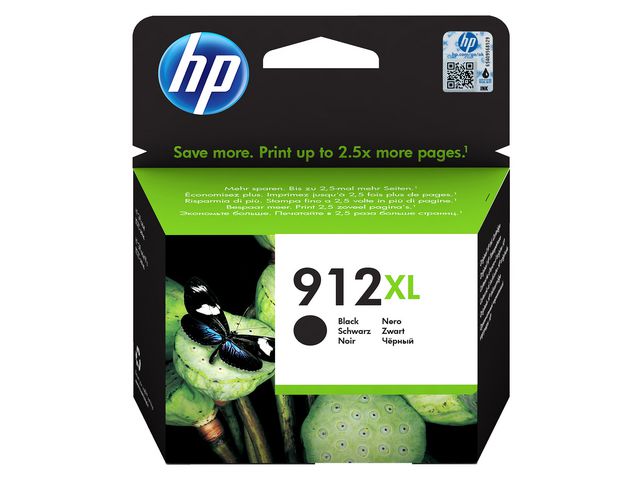 Inkjet HP 912 XL 3YL84AE zwart