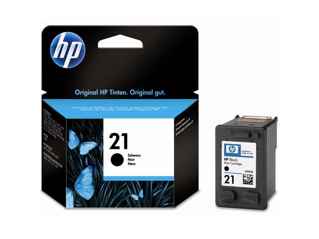 Inkjet HP C9351AE Nr. 21 zwart