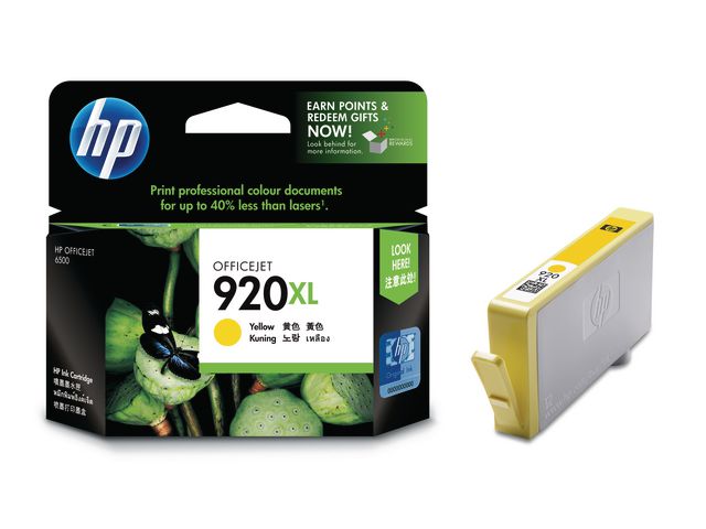 Inkjet HP CD974AE 920XL geel