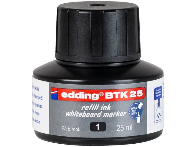 Inkt Edding boardm BTK-25 zwart 25ml