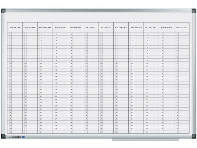 Jaarplanner Lega Prem 60x90 verticaal