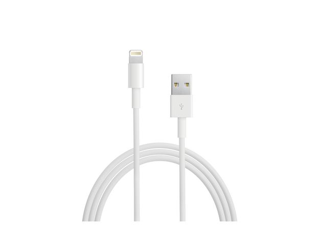 Kabel Apple Lightning to USB 2M wit