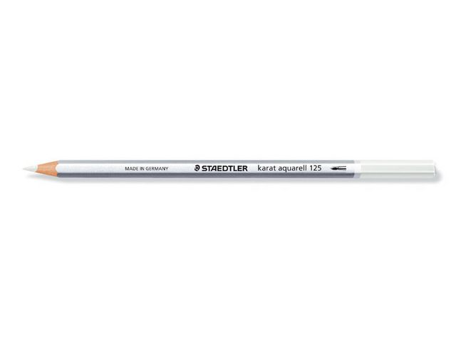 Kleurpotlood Karat Aquarel 2mm wit/ds 6