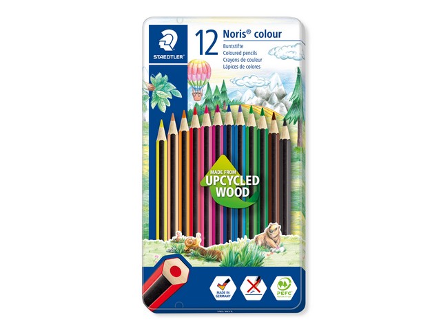 Kleurpotlood Staedtler Noris ass/pk12