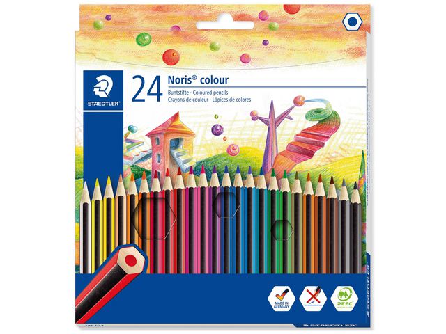 Kleurpotlood Staedtler Noris ass/pk24