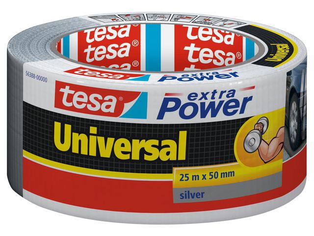 Klussentape Extra Power Uni 50mmx25m gs