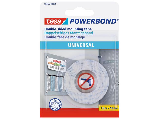 Klussentape Powerbond Uni 19mmx1,5m