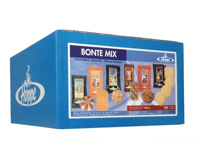 Koekjes Hoppe Bonte mix 6 soort/doos 150