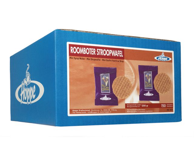 Koekjes Hoppe stroopwafel/doos 150