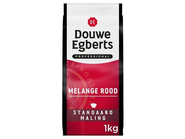 Koffie DE standaardmaling rood 1000g