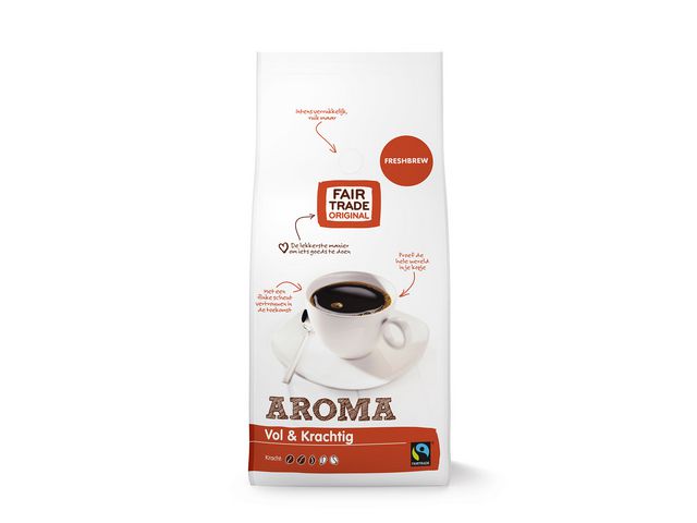 Koffie fairtrade freshbrew/ds 4x1000gr