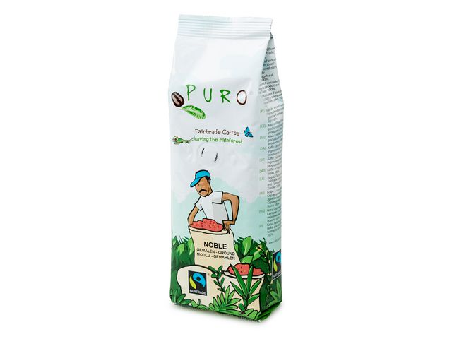 Koffie Puro fairtrade gemalen/16x250gr