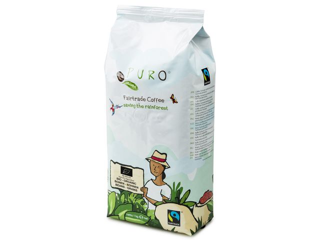 Koffiebonen Puro fairtrade bio 1kg/ds9