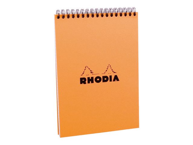 Kop spiraalblok Rhodia A5 ruit 5x5/pk5