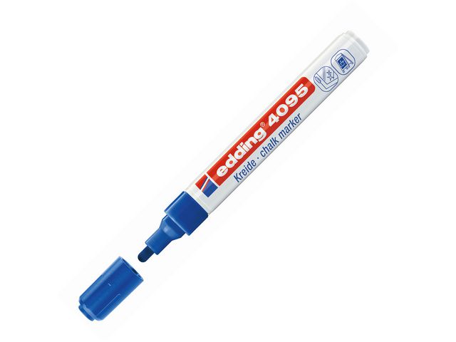 Krijtmarker edding 4095 2-3mm blauw