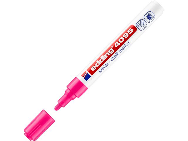 Krijtmarker edding 4095 2-3mm roze/ds10