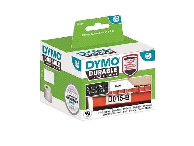 Label Dymo Durable 59x102mm 1x300