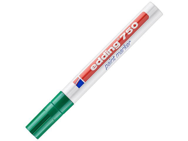 Lakmarker edding 750 2-4 mm groen/ds 10