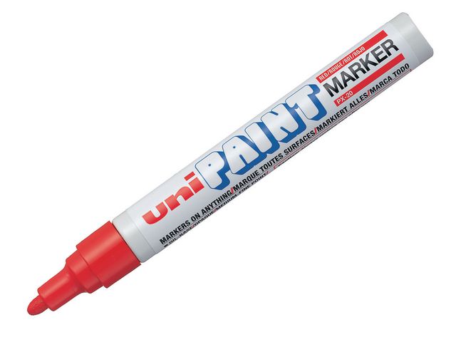 Lakmarker Uni PX20 2,2-2,8mm rood/ds 12