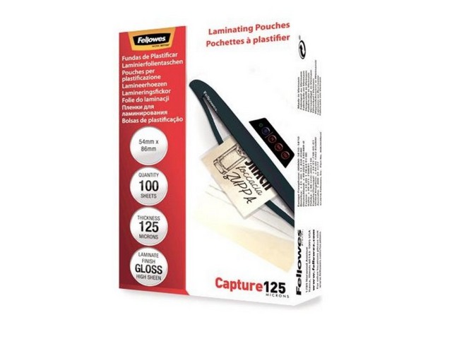 Lamineerhoes Fellowes 54x86mm 125mi/p100