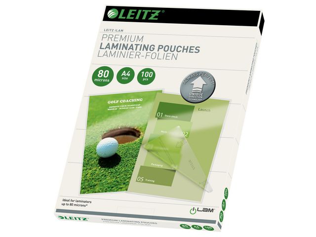 Lamineerhoes Leitz A4 UDT 80 mic/pk 100