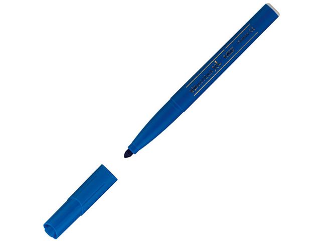 Marker Bic Visacolor 1161 blauw/ds 12