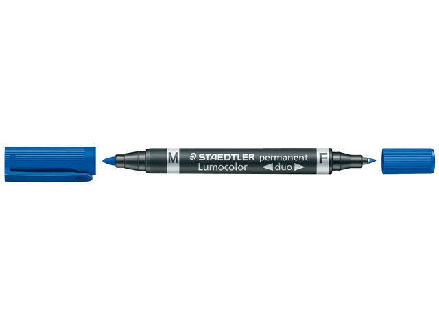 Marker Staedtler LC348 duopunt bl/pk10