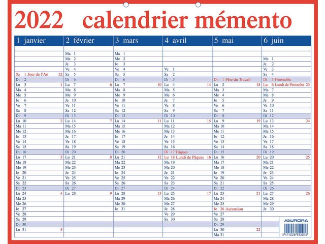 Mementoplaat Aurora 330x420mm frans