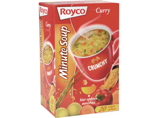 Minute soup Royco Curry+croûton 200ml/20