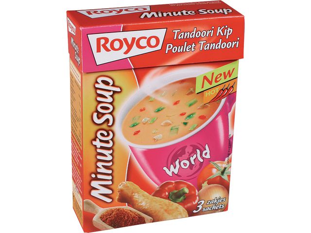 Minute soup Royco Tandoori kip 200ml/20