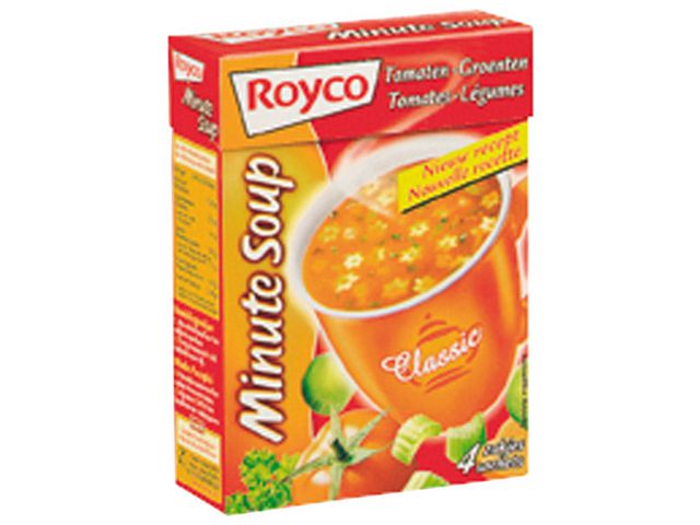 Minute soup Royco Tomaatgroente 200ml/25