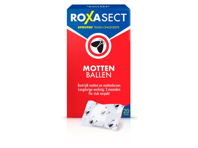 Mottenballen Roxasect 20 stuks